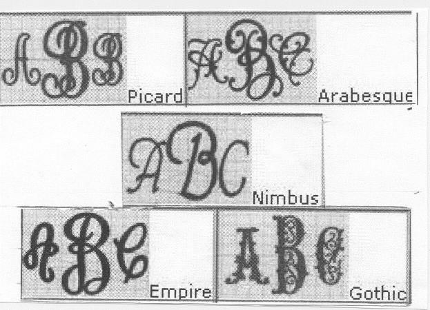 12 Monogrammed dinner napkins includes shipping in the US Perfect wedding gift - Image 3