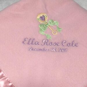 Customizable Baby Blanket, Baby Gift, Personalized Christening Gift, Baby Shower