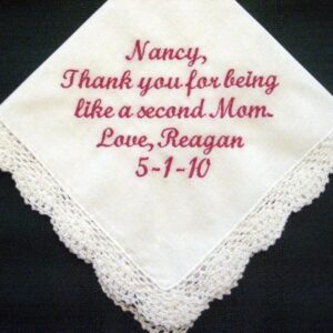 Someone Special 157S with Free Gift Box and Free shipping in US Personalized Wedding Handkerchief