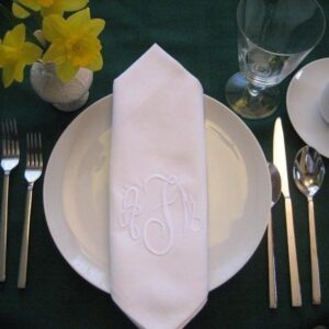 Personalized Napkins - Monogrammed dinner napkins set of 6