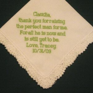 Mother of the Groom Hanky with Gift Box 46B