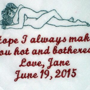 Sexy Handkerchief, Funny, Groom Handkerchief, Bachelor Party, Gag Gift  178S