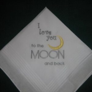 Mens MOON handkerchief hankie hanky 192 FREE gift box and Free shipping in the US