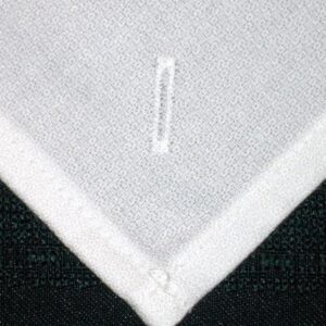 Dinner napkins with a buttonhole 12 cotton, polyester blend. No embroidery! napkin bib